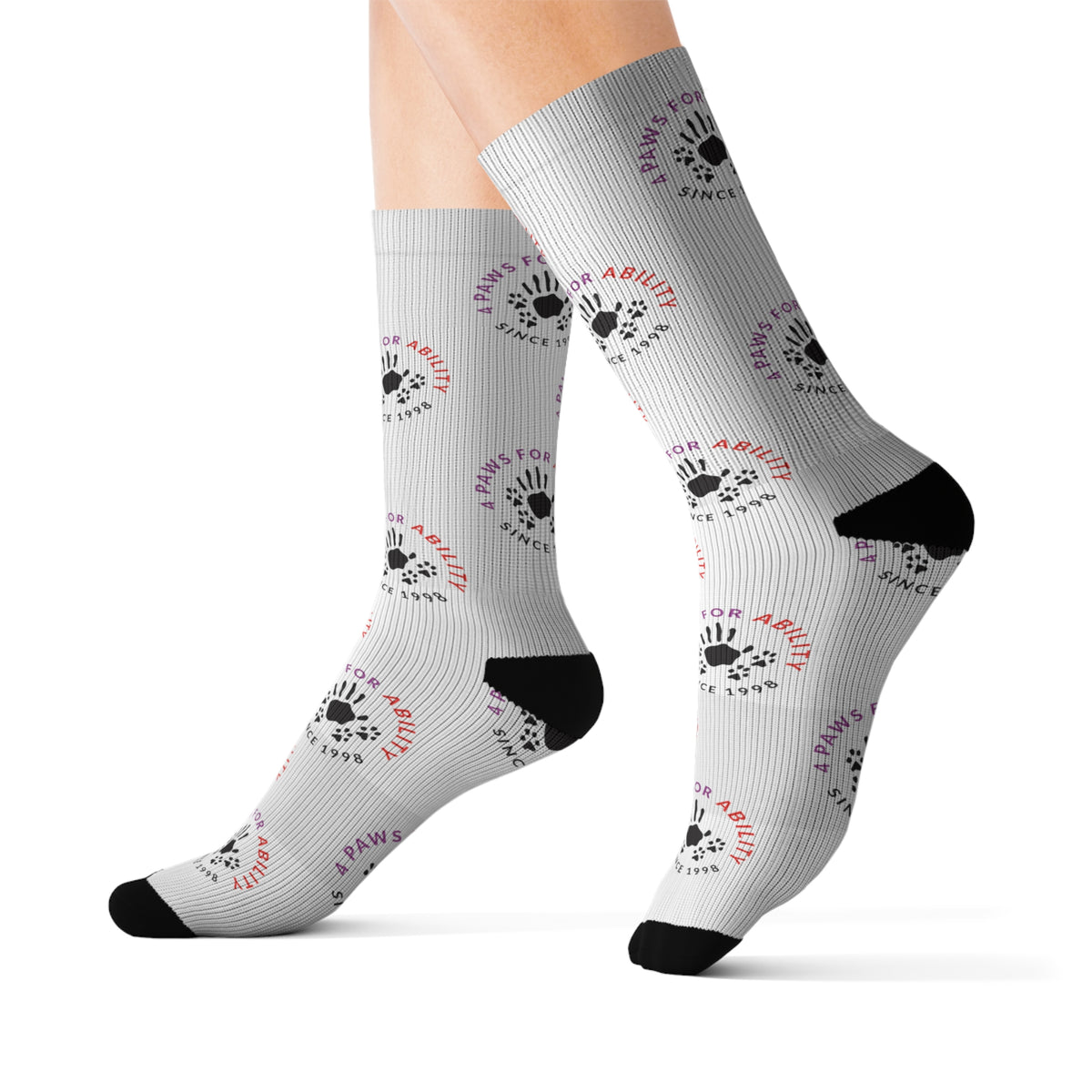 Logo Socks – 4 Paws for Ability Store