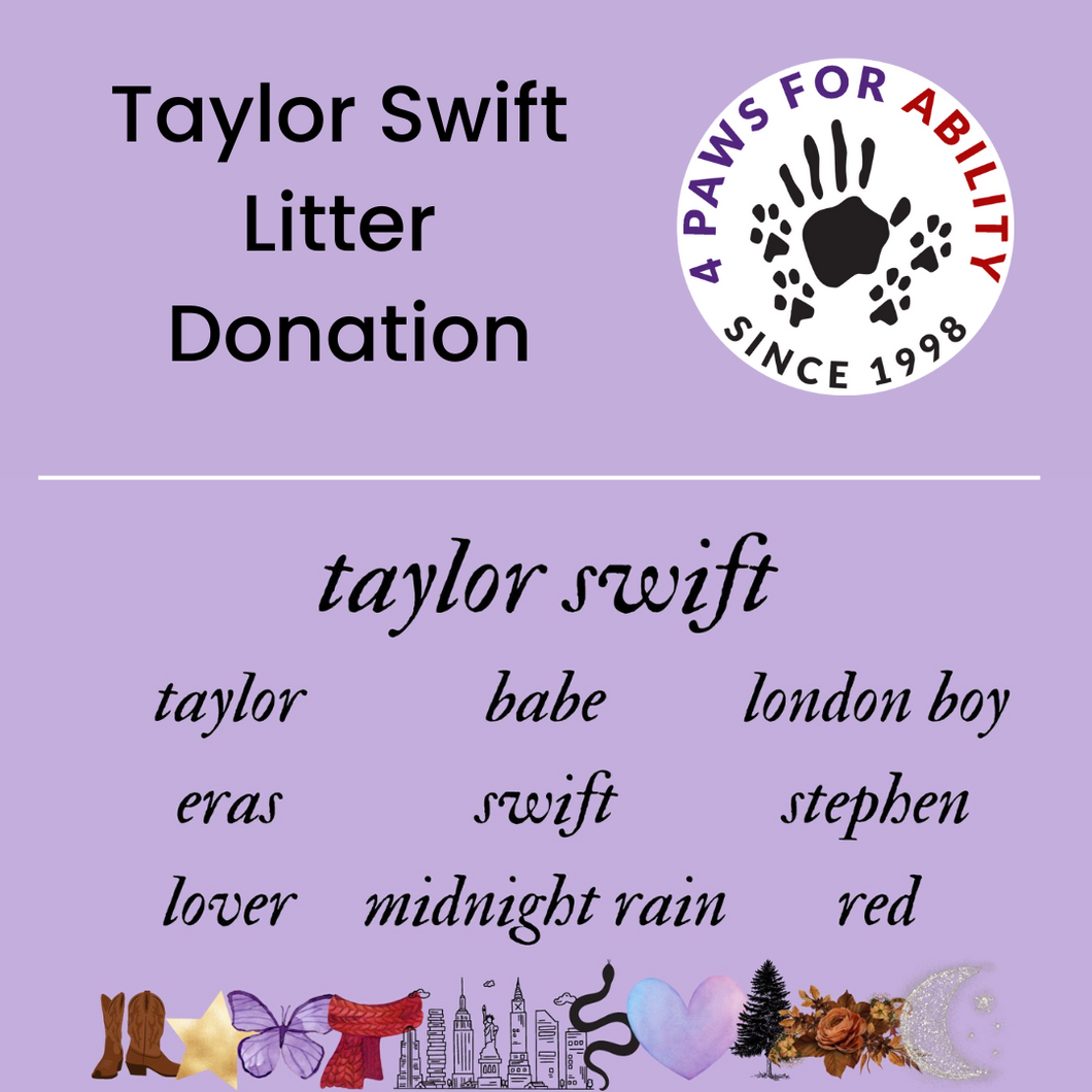 Taylor Swift Litter Donation