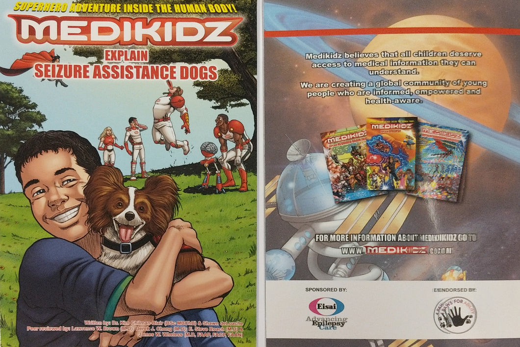 Book - MediKidz Explain Seizure Assistance Dogs Comic