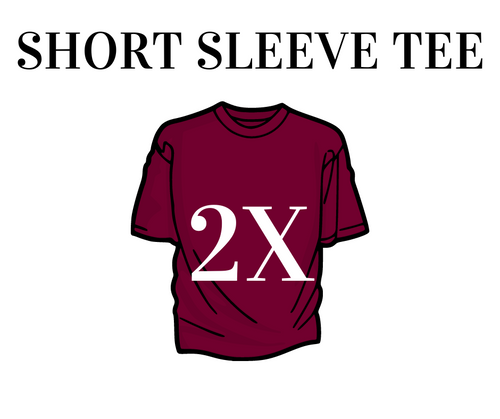 Clothing - Short Sleeve Tee - 2XL - Mystery Style