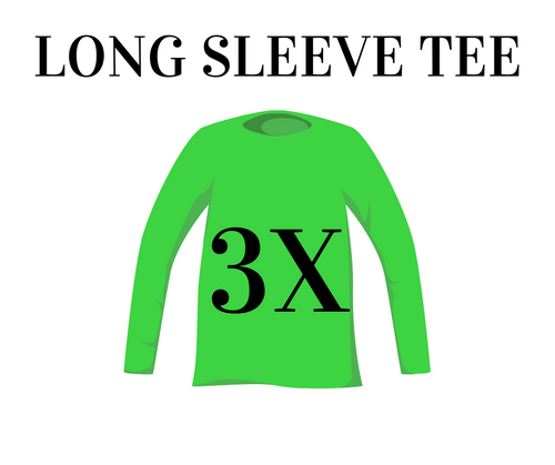 Clothing - Long Sleeve Tee - 3XL  - Mystery Style