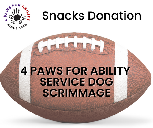 Donation - Service Dog Scrimmage Snacks & Drinks